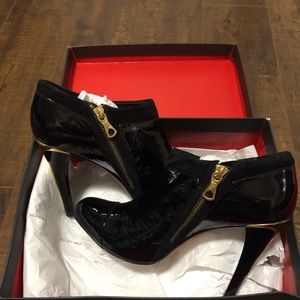BCBG Patent Leather Booties